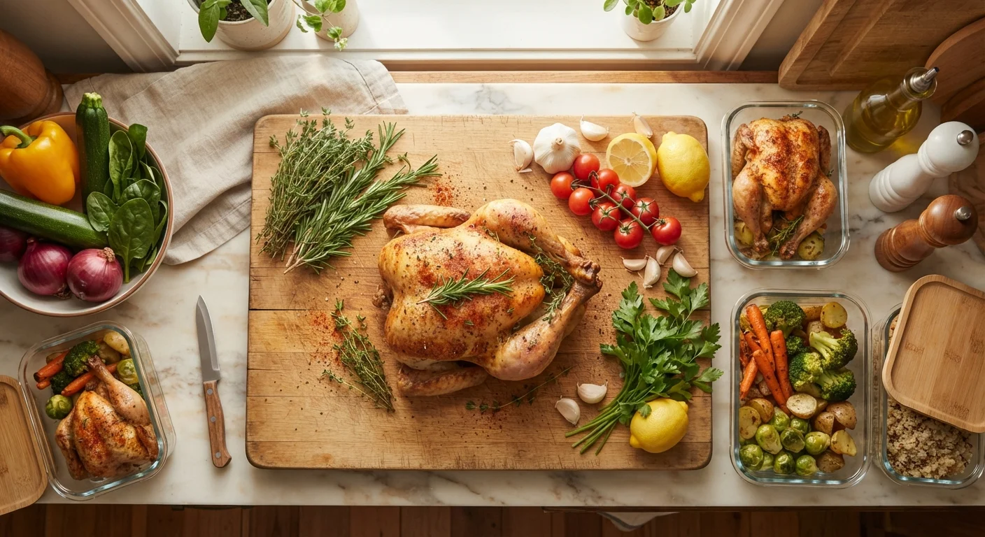 Building a Week of Meals Around One Rotisserie Chicken